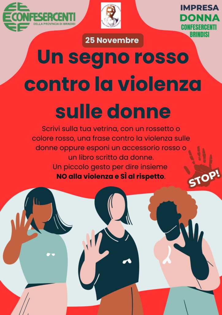 Brindisi si mobilita: il percorso di Impresa Donna Confesercenti per il 25 Novembre